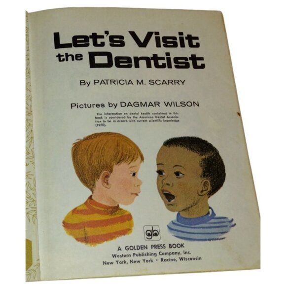 Little Golden Book Let's Visit the Dentist, Patricia M.‎ Scarry, 1st Edit. 1970 - Picture 5 of 7